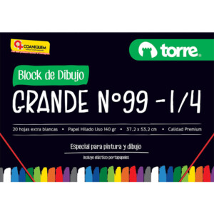 Block Dibujo Grande 99 1/4 Torre