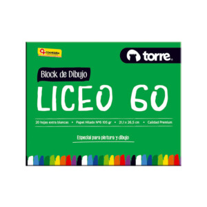 Block Dibujo Liceo 60 Torre