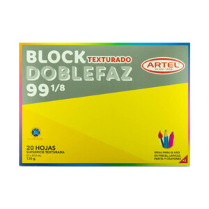 Block Dibujo Medio 99 1/8  Doble Faz Artel