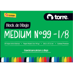 Block Dibujo Medium 99 1/8 Torre