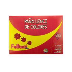 Carpeta Paño Lenci de Colores Fultons