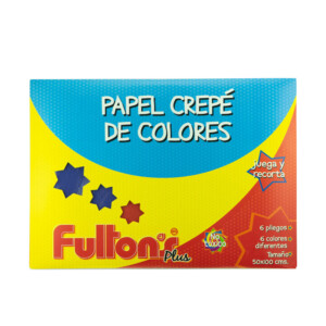 Carpeta Papel Crepe de Colores Fultons