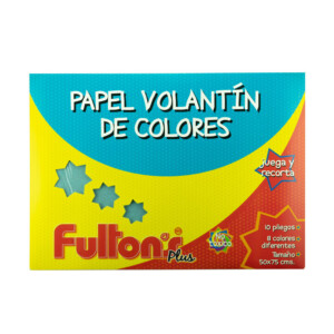 Carpeta Papel Volantín de Colores Fultons