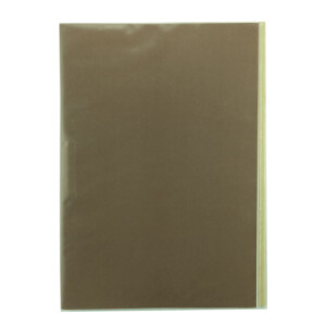 Carpeta Plastificada con Accoclip Café