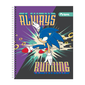 Cuaderno Universitario Clásico Sonic Torre