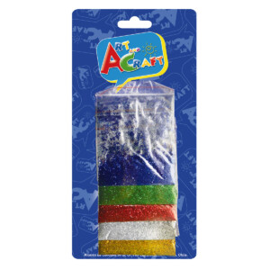 Escarcha de colores Art and Craft