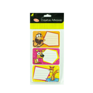 Etiqueta Escolar Animal