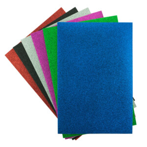 Goma Eva Glitter Surtido 6 Colores Art and Craft