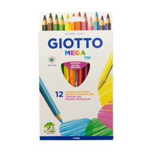 Lápices de Colores Giotto Mega TRI