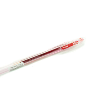 Lápiz Gel Pilot G-1 Punta Gruesa 1,0 Rojo