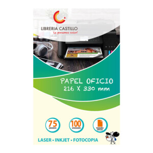 Papel Fotocopia Oficio 100 Unidades