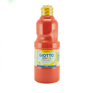 Témpera Giotto 500ml Rojo
